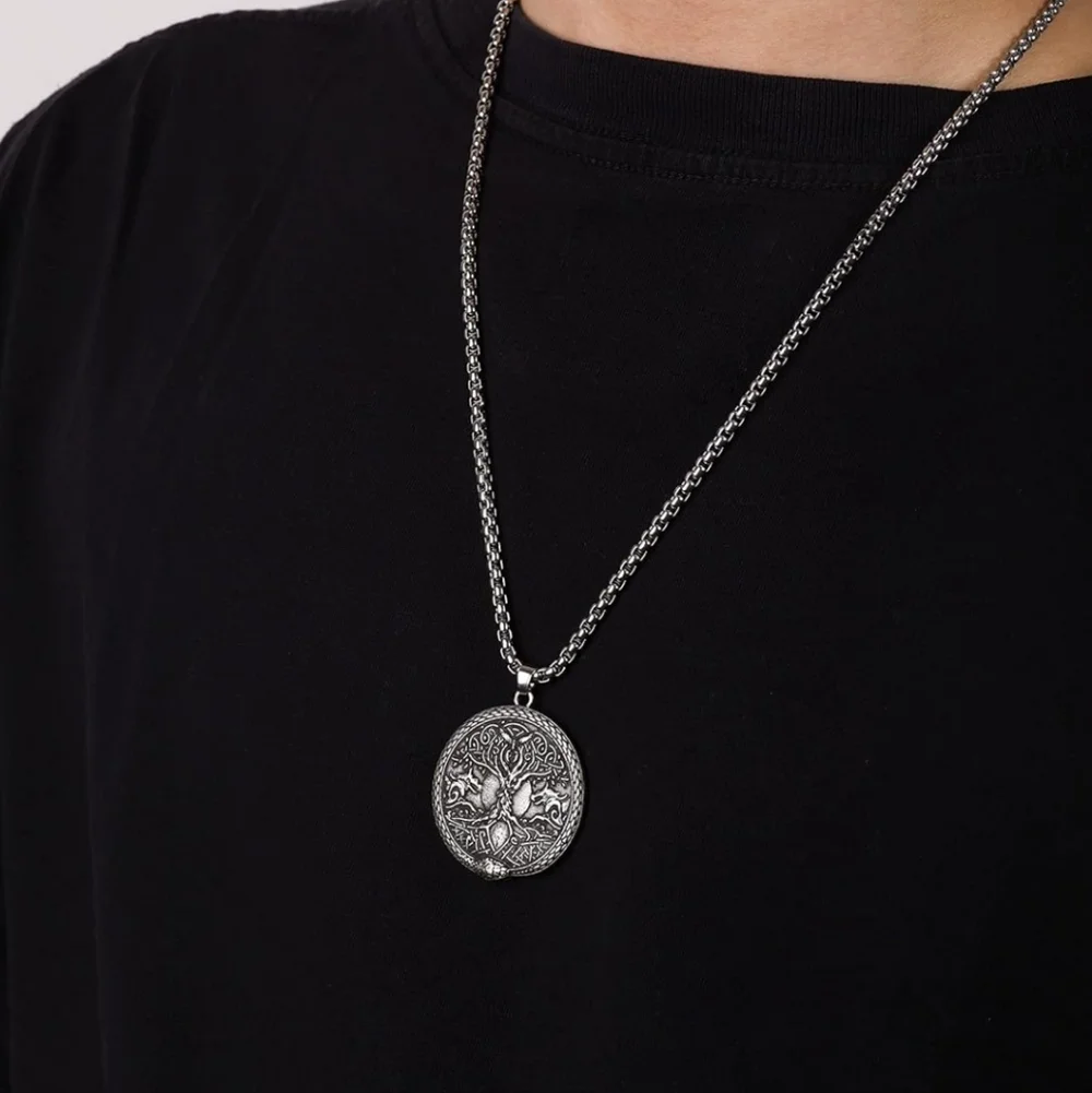 Silver Tree of Life Pendant Necklace